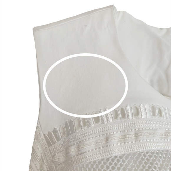 Robert Rodriguez white lace dress size 4 - Picture 6 of 8